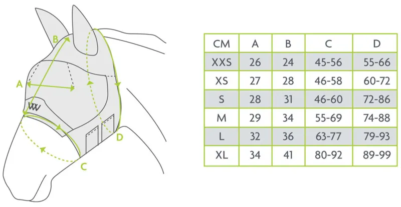 Woof Wear UV Fly Mask with Ears-3